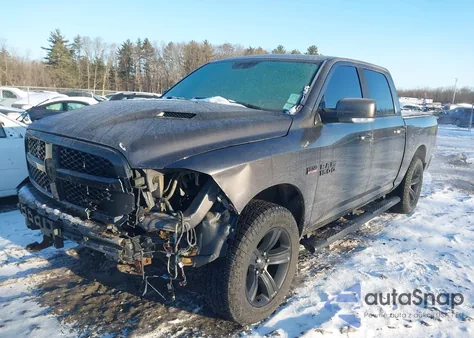 2017 Ram 1500 Night 4X4 5'7 Box из США, поврежденный, VIN 1C6RR7MT7HS648484